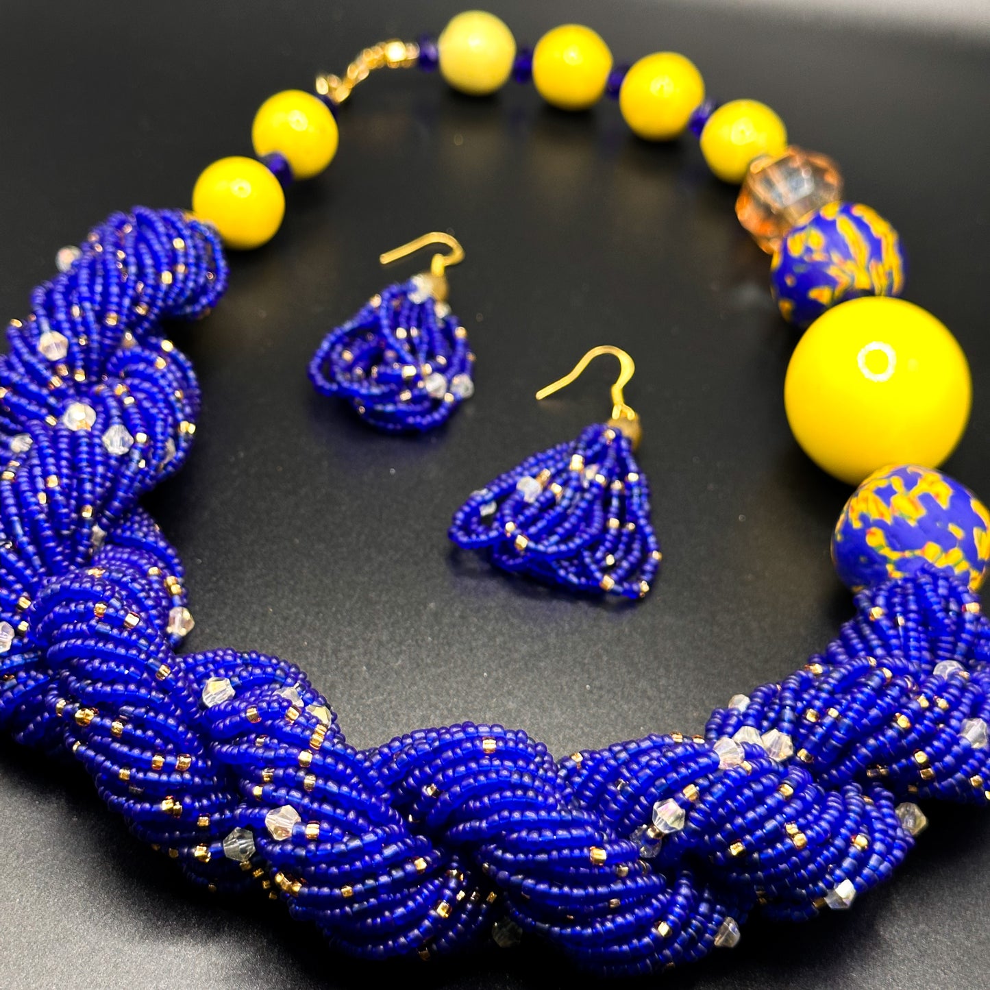 Beaded & Twisted Set